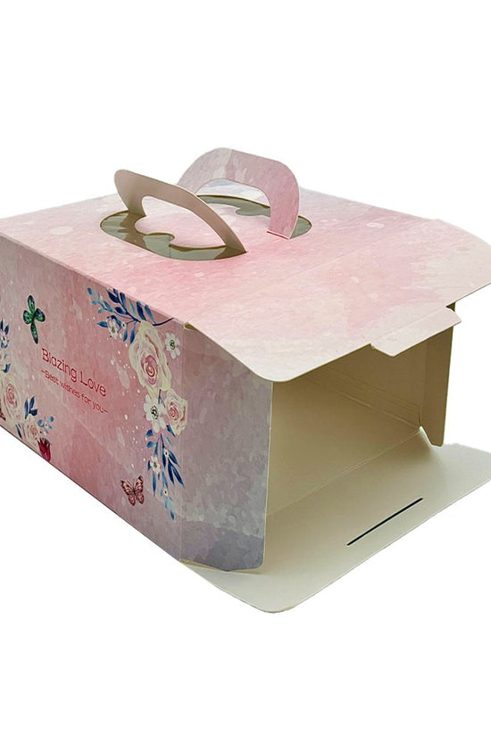 20x20x15 Patisserie Square Cake Box - Blazing Love - TEM IMPORTS™