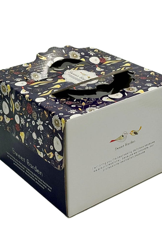 20x20x15 Patisserie Square Cake Box - Sweet Garden - TEM IMPORTS™