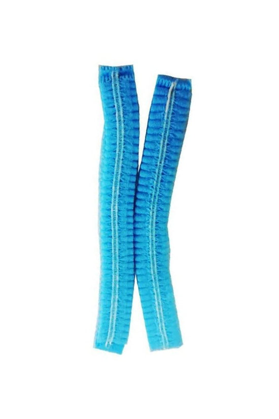 21" Elastic Disposable Hair Nets - Blue - TEM IMPORTS™
