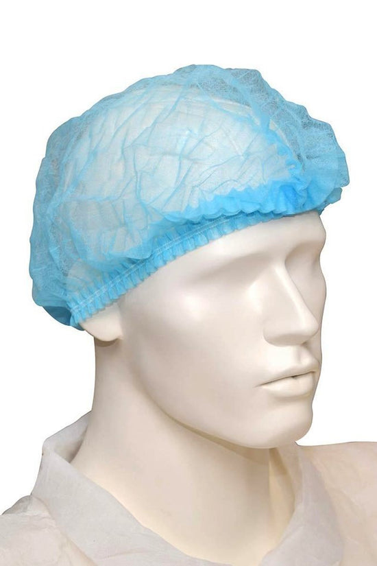 21" Elastic Disposable Hair Nets - Blue - TEM IMPORTS™
