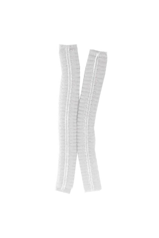 21" Elastic Disposable Hair Nets - White - TEM IMPORTS™