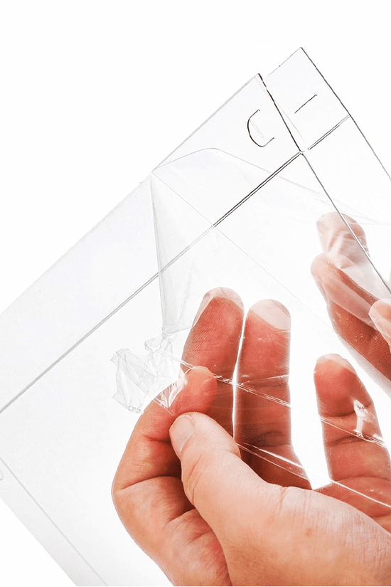 21x21x38 Transparent Square Box With Clear Lid - TEM IMPORTS™