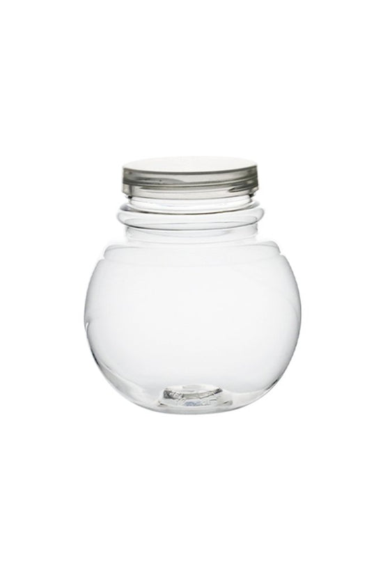 220mL Clear Mini Globe Shape Dessert Cup With Screw Lid - TEM IMPORTS™