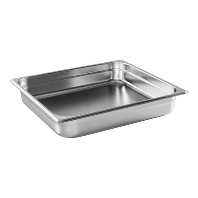 2/3 Size Anti-Jam Gastronorm Stainless Steel Steam Pan – 65mm Deep