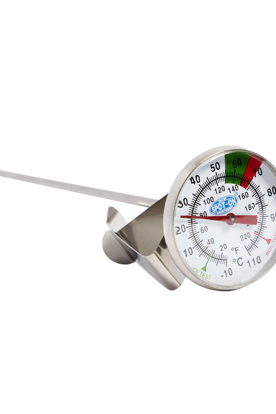 Milk Probe Thermometer With Clip 125mm
