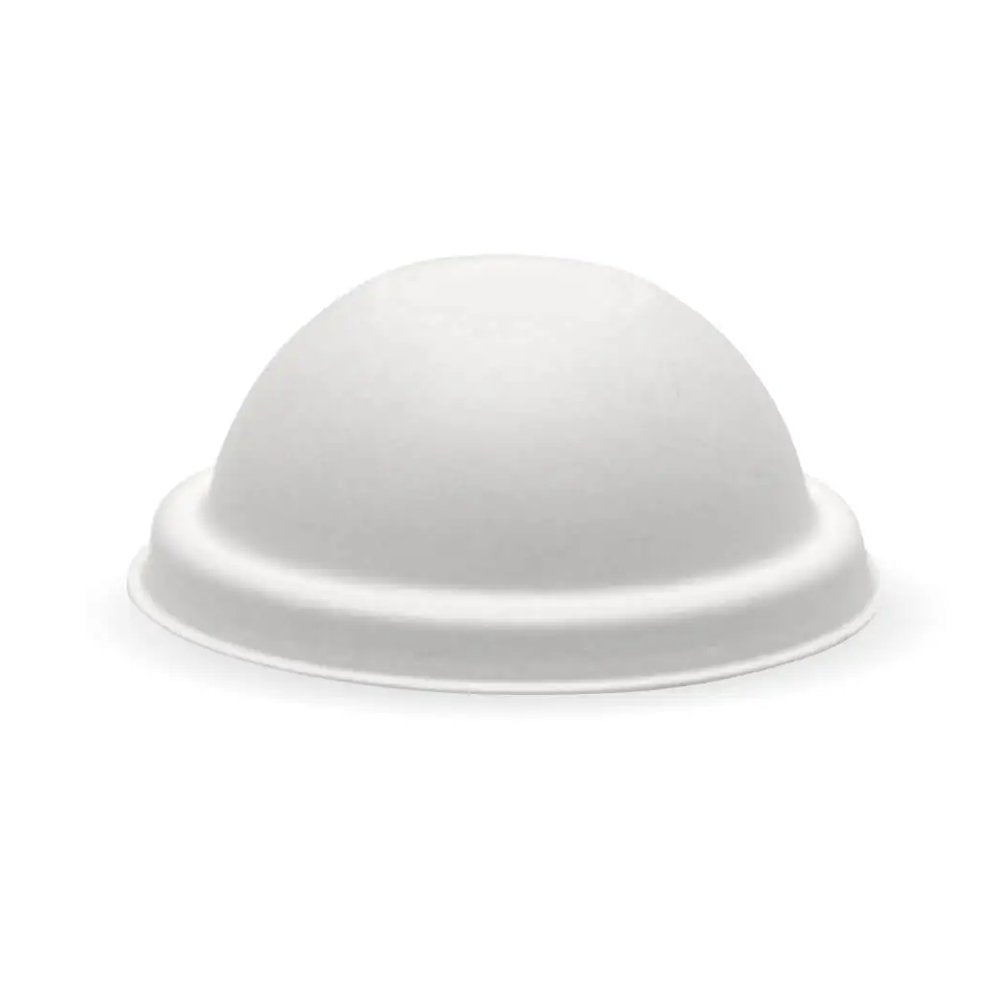 240mL / 8oz Plant Fibre Dome Ice Cream BioCup Lid - 1000/CTN - TEM IMPORTS™