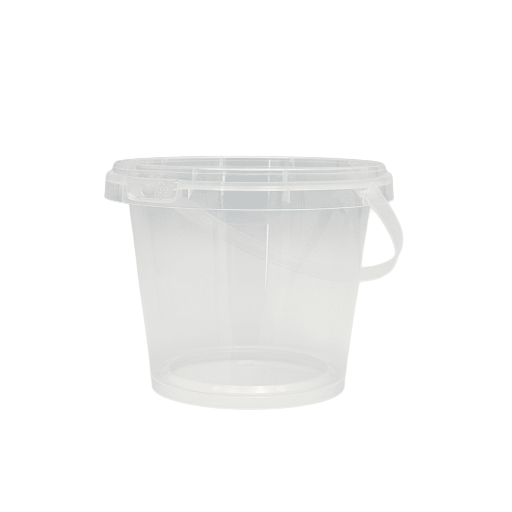 24oz/700mL Clear Fruit/Milk Tea Tamper Proof Bucket Cups - TEM IMPORTS™