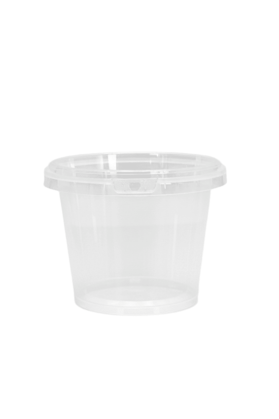 24oz/700mL Clear Fruit/Milk Tea Tamper Proof Bucket Cups - TEM IMPORTS™