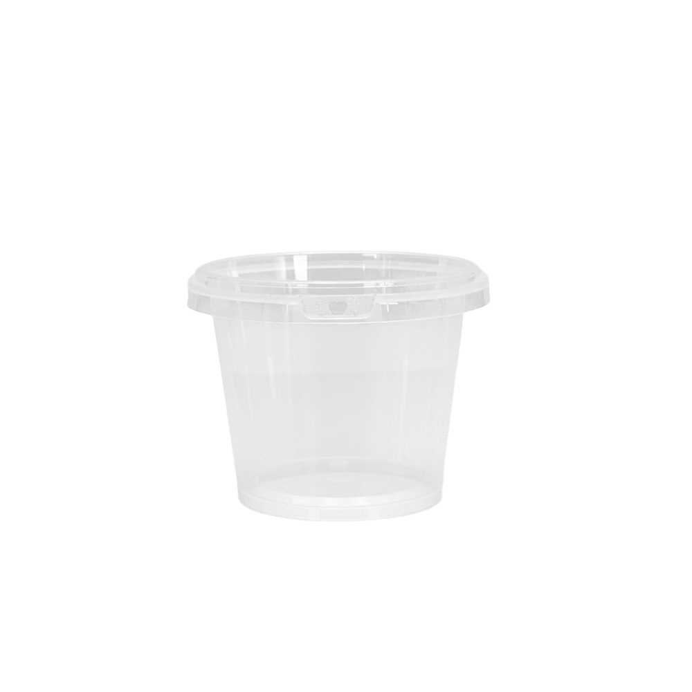 24oz/700mL Clear Fruit/Milk Tea Tamper Proof Bucket Cups - TEM IMPORTS™