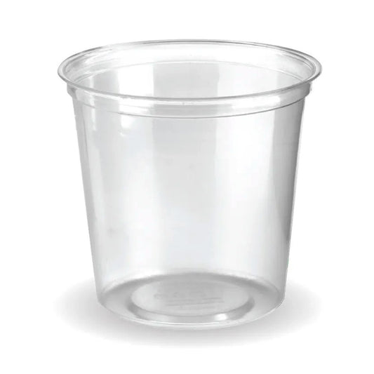 24oz/700mL Clear Unbranded BioBowl - 500pcs/Ctn - TEM IMPORTS™