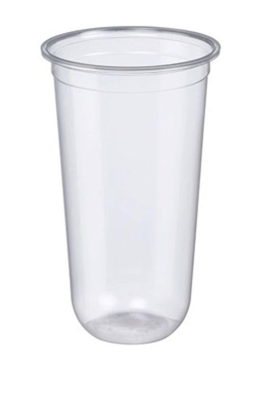 PP U-Shape Plastic Cup 24oz / 700mL (95mm Rim) – Heat Sealable