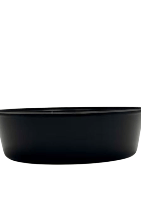 2500mL Takeaway Round Black Supa Bowls With Lid - TEM IMPORTS™