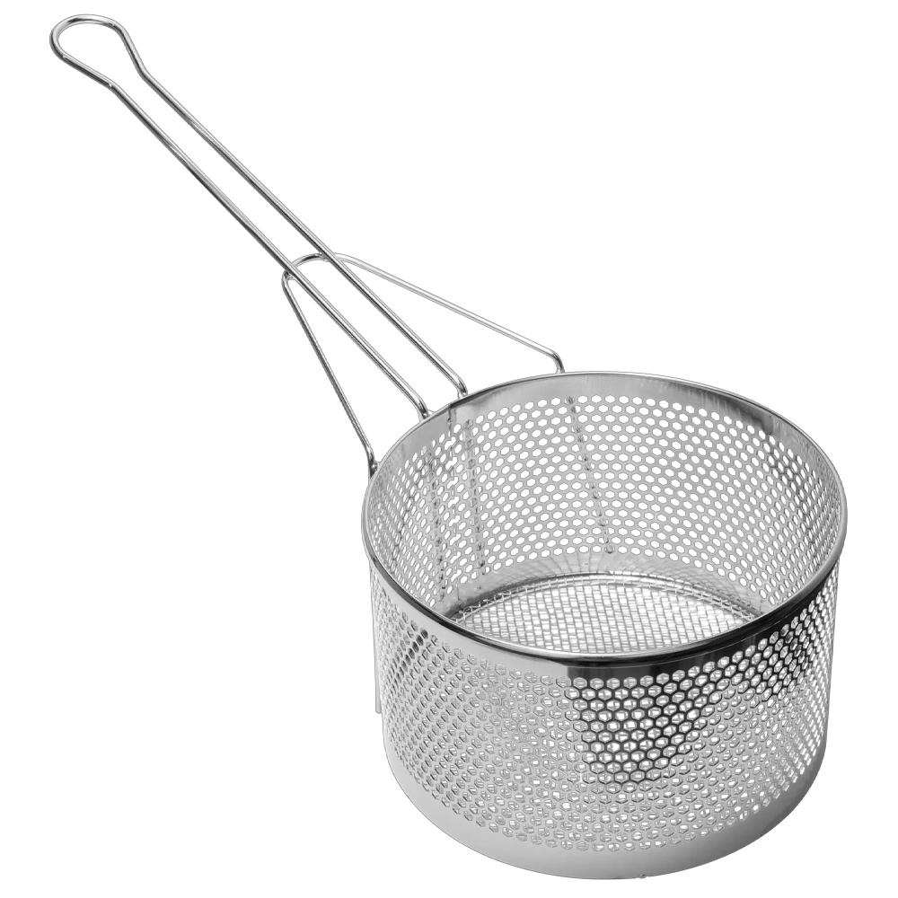 250mm Fry Basket Round Nickle Plated - TEM IMPORTS™