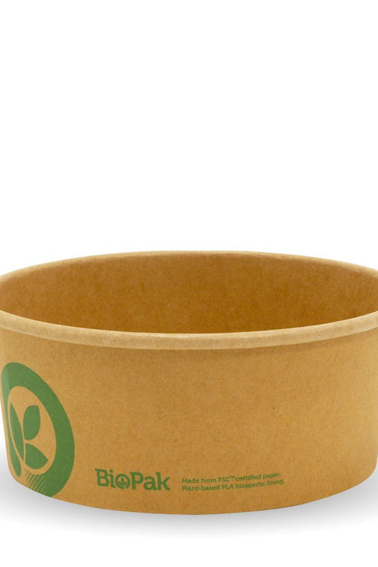 25oz/750mL Medium Kraft BioBowl - 400pcs/Ctn - TEM IMPORTS™