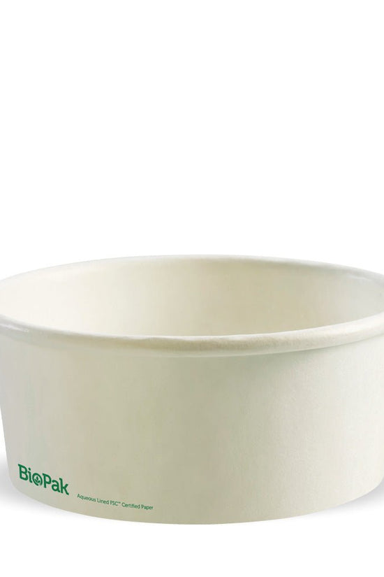 25oz/750mL Medium White BioBowl - 400pcs/Ctn - TEM IMPORTS™
