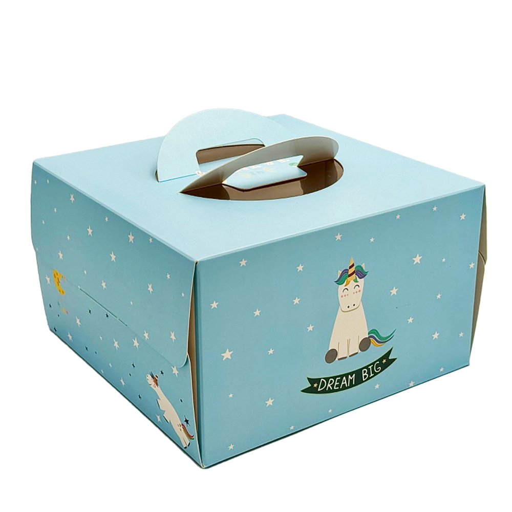 25x25x15 Patisserie Square Cake Box - Dream Big - TEM IMPORTS™