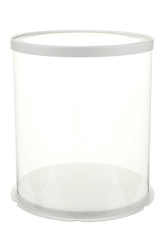 26x32 Round Transparent Box With Window Lid - TEM IMPORTS™
