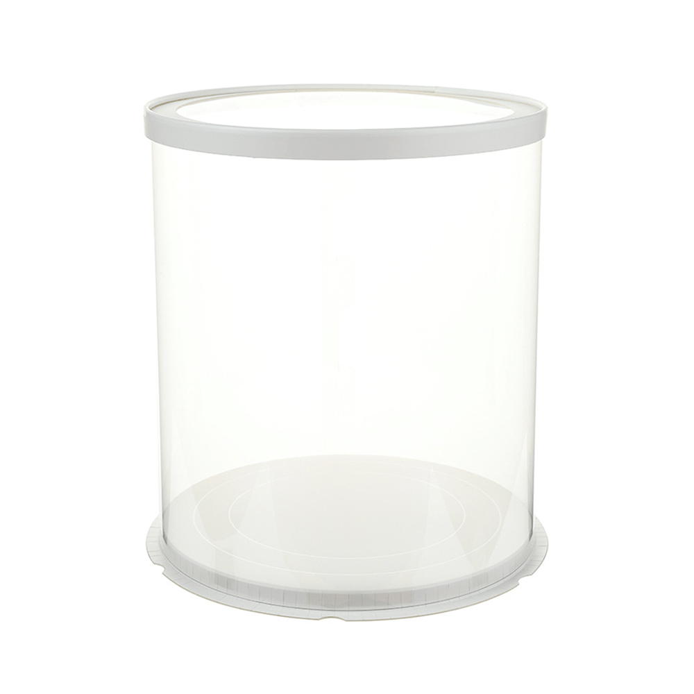 26x32 Round Transparent Box With Window Lid - TEM IMPORTS™