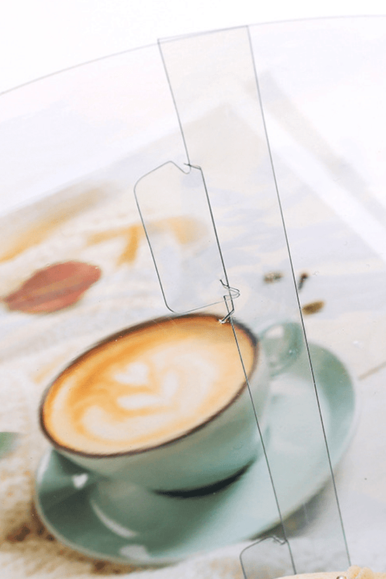 26x32 Round Transparent Box With Window Lid - TEM IMPORTS™
