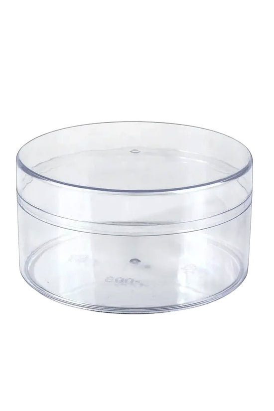 270mL Clear Round Container With Hard Lid - TEM IMPORTS™