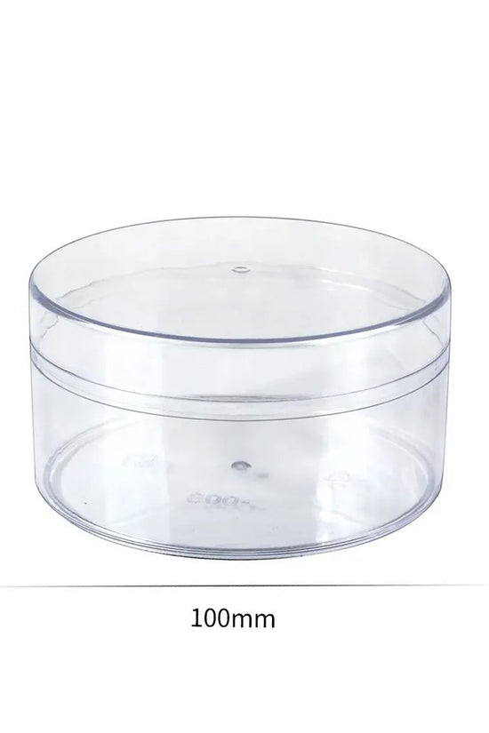 270mL Clear Round Container With Hard Lid - TEM IMPORTS™