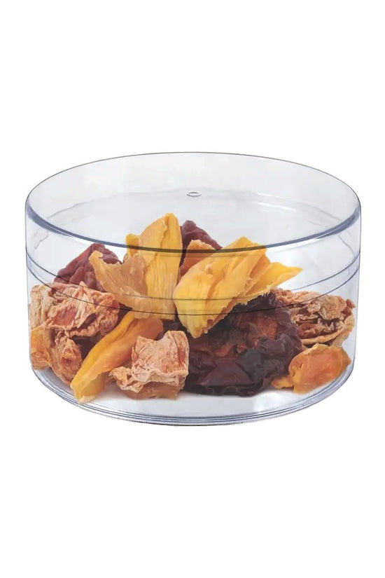 270mL Clear Round Container With Hard Lid - TEM IMPORTS™