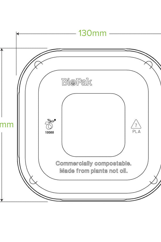 280-630mL Clear PLA Takeaway Lid - 600pcs/Ctn - TEM IMPORTS™