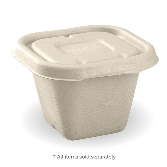 280-630ml Natural Plant Fibre Takeaway Lid - 600pcs/Ctn - TEM IMPORTS™