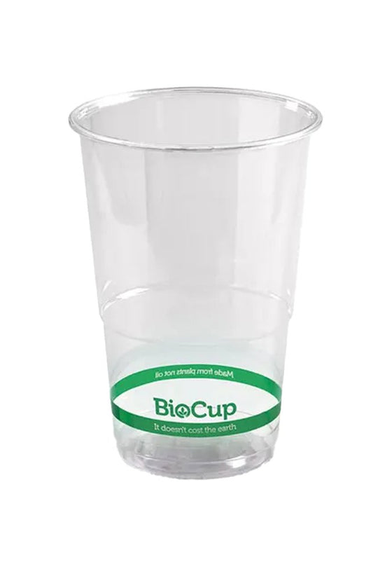 280mL / 10oz Clear Plastic BioCups - 25 Pack - TEM IMPORTS™