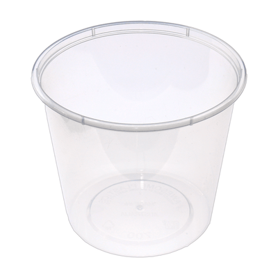 28oz/850mL Round Plastic Container Natural - TEM IMPORTS™