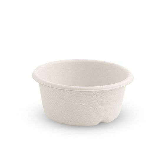 2oz/60mL White Plant Fibre Sauce BioCup - 1000pcs/Ctn - TEM IMPORTS™