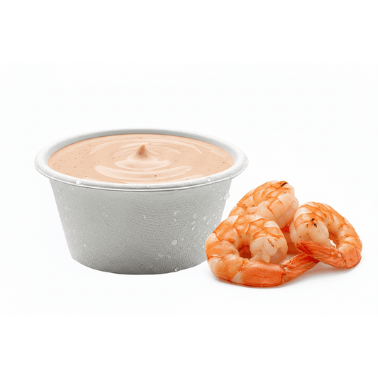 2oz/60mL White Sugarcane Portion Sauce Cup - TEM IMPORTS™
