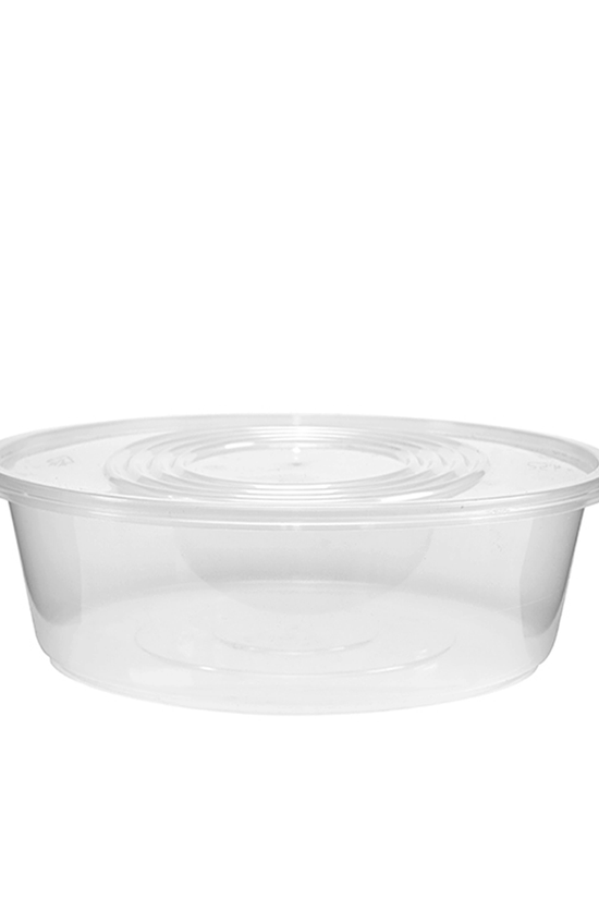 3000mL Takeaway Round Clear Supa Bowls With Lid - TEM IMPORTS™