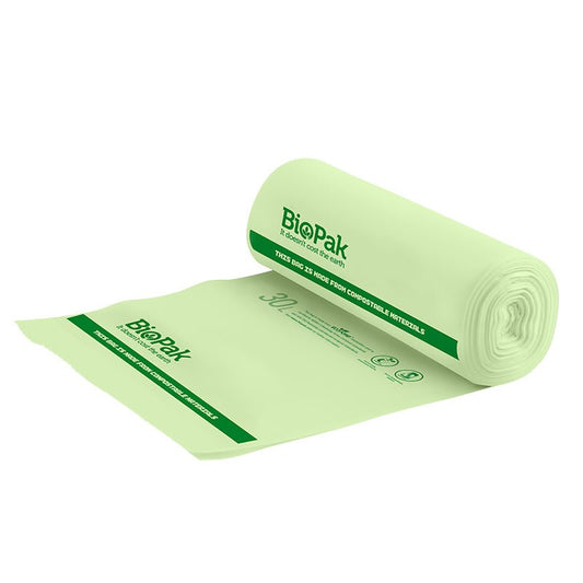 30L Bioplastic Bin Liner Bags - 1000/CTN - TEM IMPORTS™
