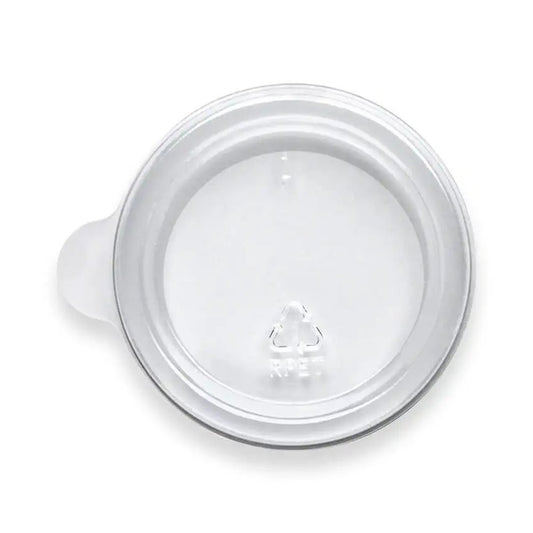 30mL Clear RPET Sauce BioCup Lid - 1000/CTN - TEM IMPORTS™
