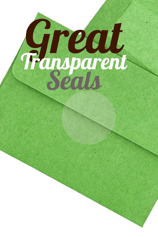30mm Clear Round Sealing Stickers - 540PCS - TEM IMPORTS™