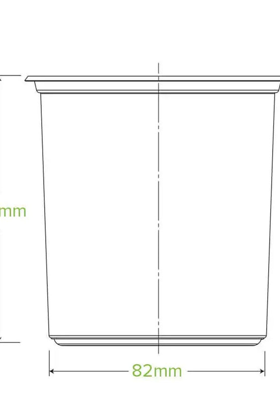 32oz/960mL Clear Unbranded BioBowl - 500pcs/Ctn - TEM IMPORTS™
