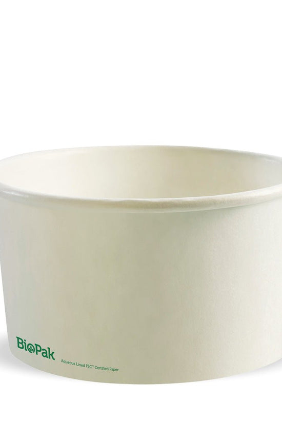 33oz/1000mL Large White BioBowl - 400pcs/Ctn - TEM IMPORTS™