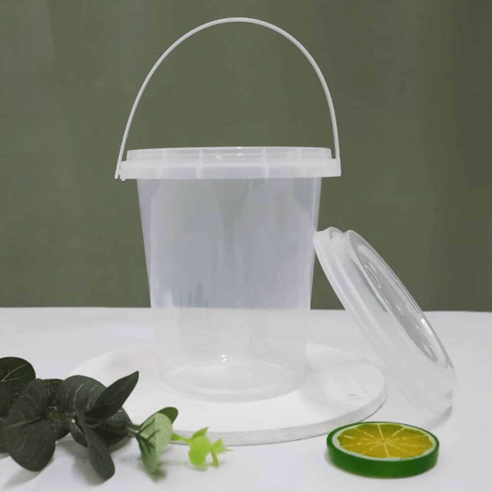 34oz/1000mL Clear Fruit/Milk Tea Tamper Proof Bucket Cups - TEM IMPORTS™