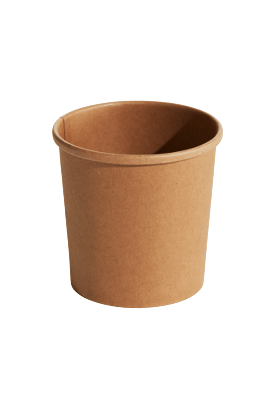 350mL (12oz) Kraft Paper Soup Cup - TEM IMPORTS™