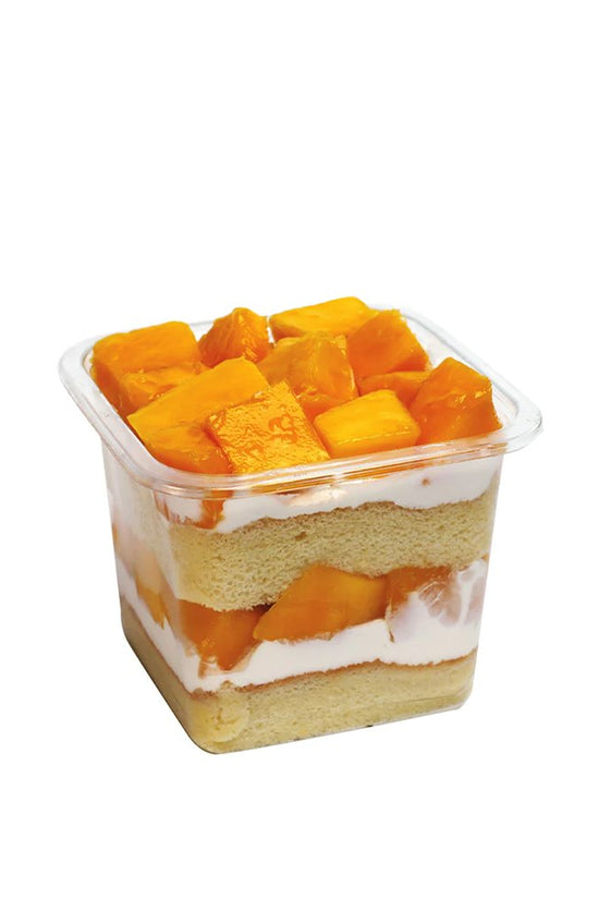 350mL Clear Tall Square Dessert Container With Lid - TEM IMPORTS™