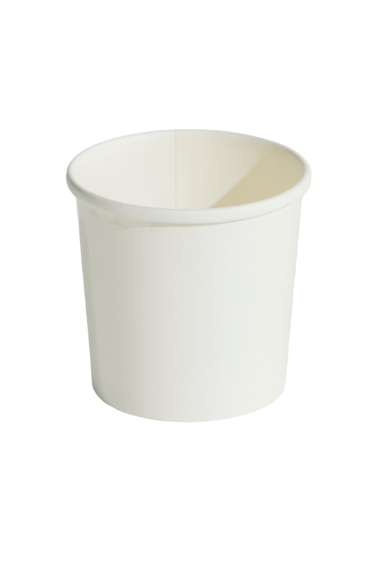 360mL (12oz) White Food Container & Lid Combo - TEM IMPORTS™