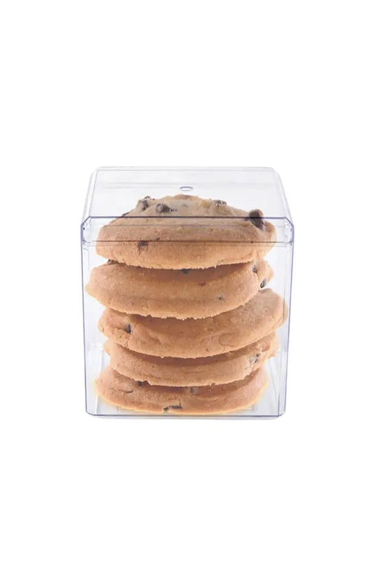 360mL Clear Cube Container With Hard Lid - TEM IMPORTS™