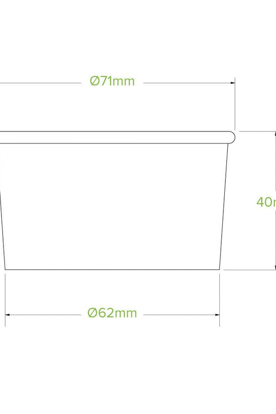 3oz/90mL Ice Cream BioCup - 1000pcs/Ctn - TEM IMPORTS™