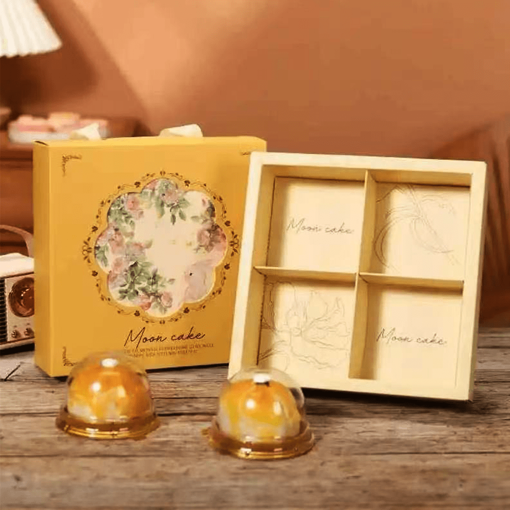 4 Compartment Gift Box with Carry Handle- Pack of 25 - TEM IMPORTS™