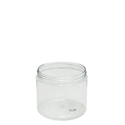 400mL/89mm Neck Straight Sided Plastic Jar With Plastic Lid - TEM IMPORTS™