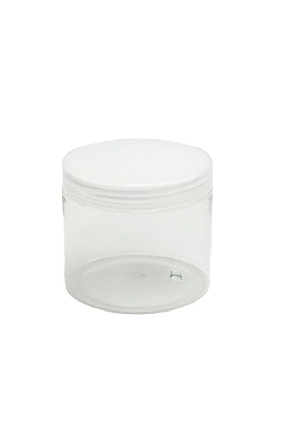 400mL/89mm Neck Straight Sided Plastic Jar With Plastic Lid - TEM IMPORTS™