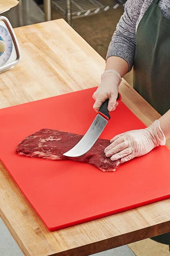 40cm x 25cm Coloured P.E Cutting Board Set (6) - 12mm Thick - TEM IMPORTS™