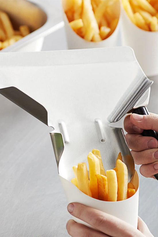Right Hand Chip Scoop Stainless Steel Bakelite Handle