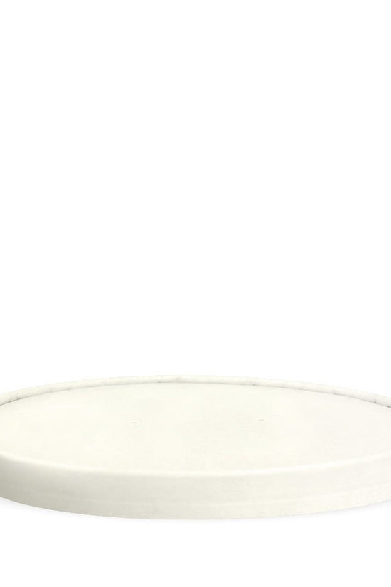 44oz/1300mL White Paper BioBowl Lid - 200pcs/Ctn - TEM IMPORTS™